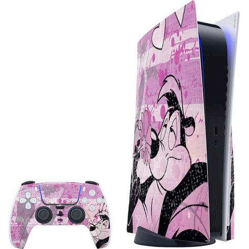 Looney Tunes Pepe Le Pew Purple Romance PlayStation PS5 Skins