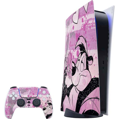 Looney Tunes Pepe Le Pew Purple Romance PlayStation PS5 Skins