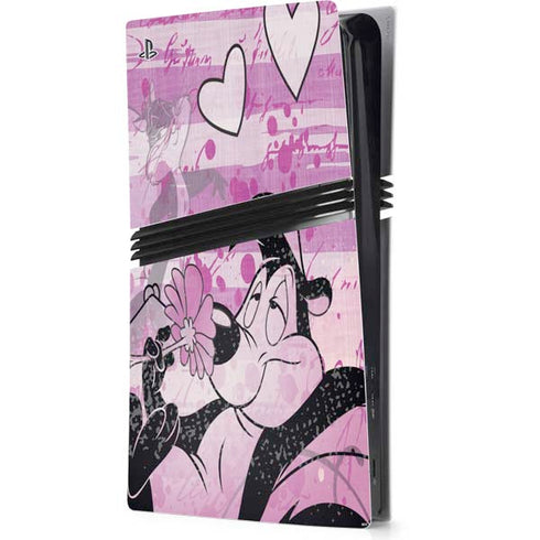 Looney Tunes Pepe Le Pew Purple Romance PlayStation PS5 Skins