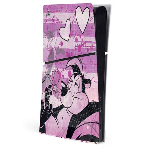Looney Tunes Pepe Le Pew Purple Romance PlayStation PS5 Skins