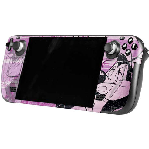 Looney Tunes Pepe Le Pew Purple Romance Steam Deck Handheld Gaming Computer OLED Skin