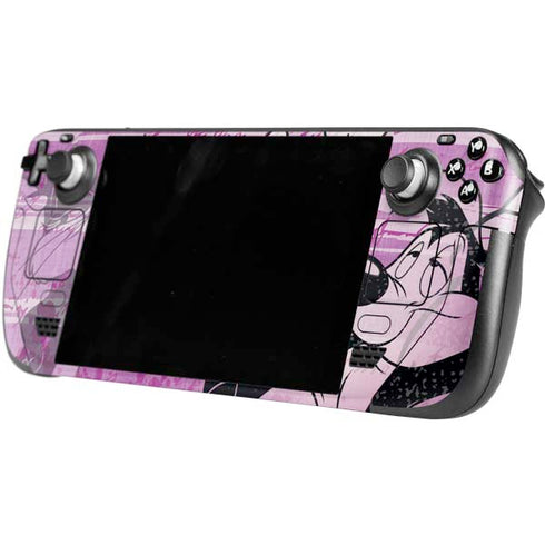 Looney Tunes Pepe Le Pew Purple Romance Steam Deck Handheld Gaming Computer Skin