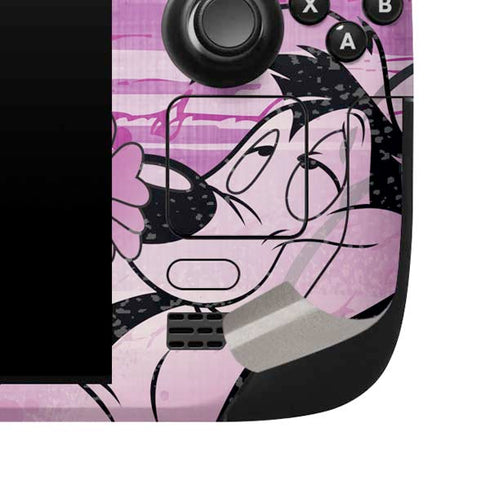 Looney Tunes Pepe Le Pew Purple Romance Steam Deck Handheld Gaming Computer Skin