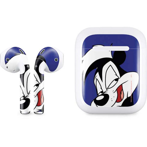 Looney Tunes Pepe Le Pew Zoomed In Apple AirPods Skin