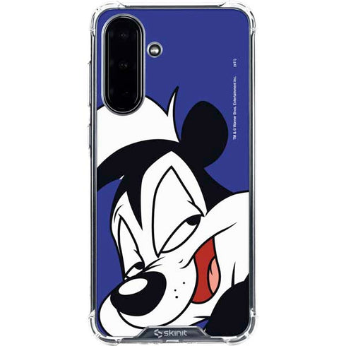 Looney Tunes Pepe Le Pew Zoomed In Galaxy A36 5G Clear Case