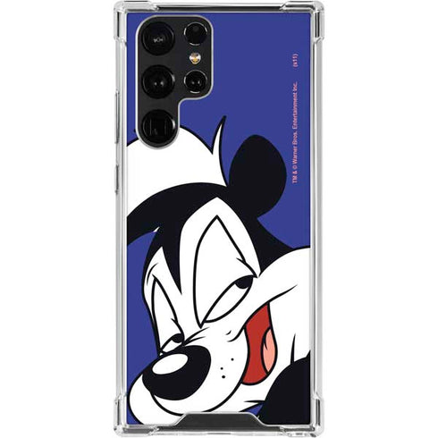 Looney Tunes Pepe Le Pew Zoomed In Galaxy S23 Ultra Clear Case