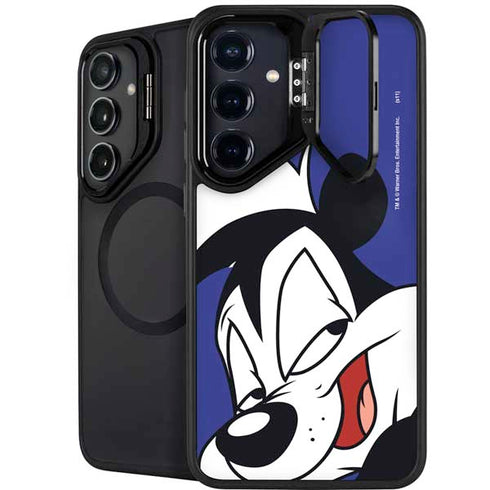 Looney Tunes Pepe Le Pew Zoomed In Galaxy S25 Kickstand Case