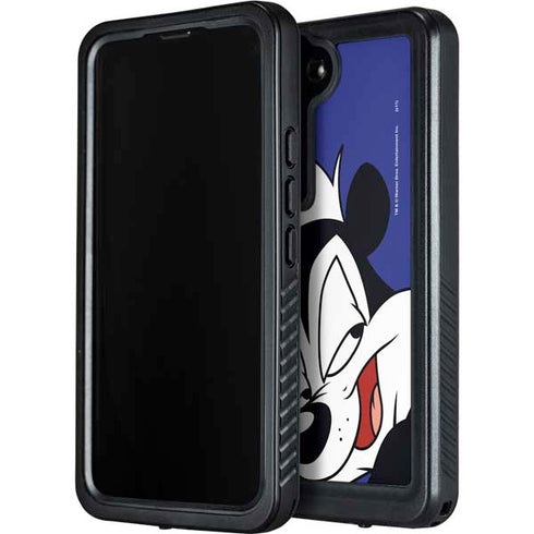Looney Tunes Pepe Le Pew Zoomed In Galaxy S24 Plus Waterproof Case