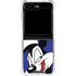 Looney Tunes Pepe Le Pew Zoomed In Galaxy Z Flip6 Clear Case