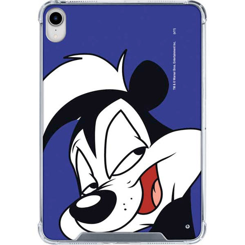 Looney Tunes Pepe Le Pew Zoomed In iPad 11th Gen (2025) Clear Case