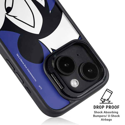 Looney Tunes Pepe Le Pew Zoomed In iPhone 14 Plus Kickstand Case