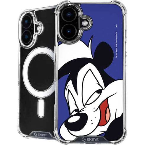 Looney Tunes Pepe Le Pew Zoomed In iPhone 16 MagSafe Case