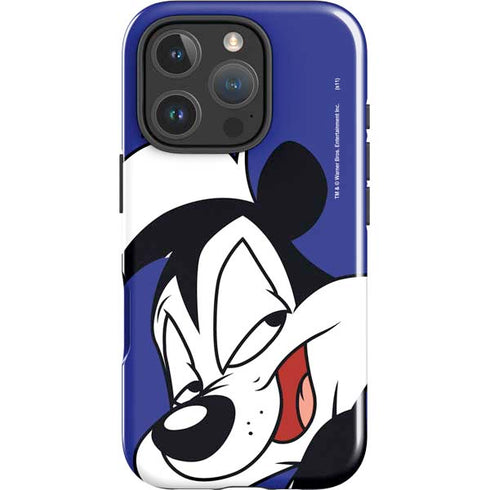 Looney Tunes Pepe Le Pew Zoomed In iPhone 16 Pro Impact Case