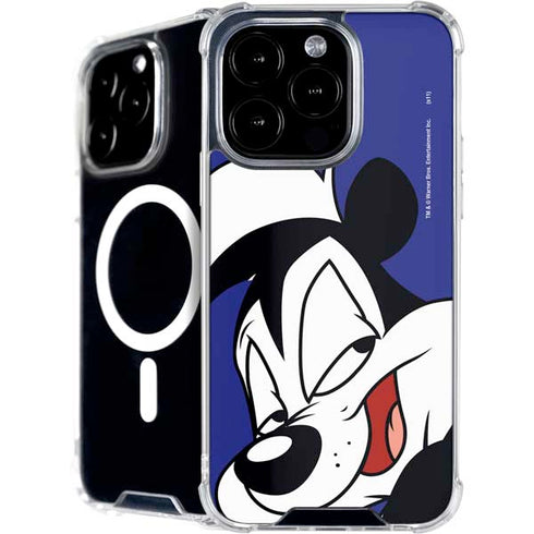 Looney Tunes Pepe Le Pew Zoomed In iPhone 16 Pro MagSafe Case