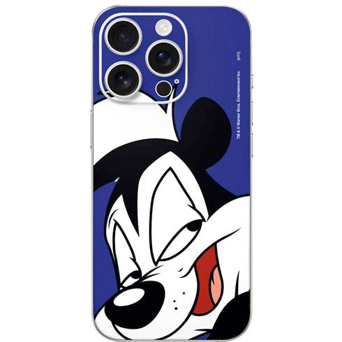 Looney Tunes Pepe Le Pew Zoomed In iPhone 16 Pro Skin