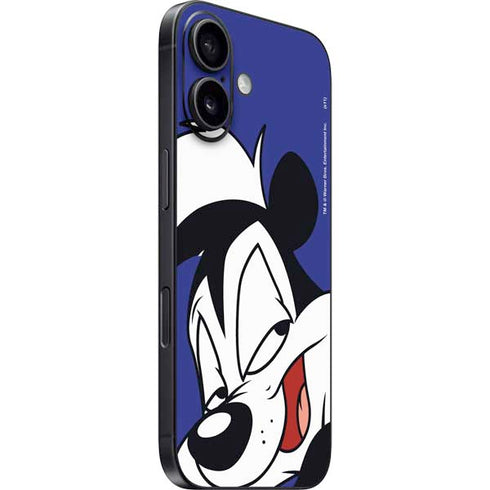 Looney Tunes Pepe Le Pew Zoomed In iPhone 16 Skin