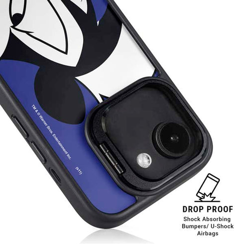 Looney Tunes Pepe Le Pew Zoomed In iPhone 16e Kickstand Case