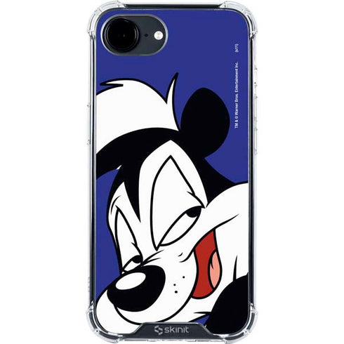 Looney Tunes Pepe Le Pew Zoomed In iPhone 16e Clear Case