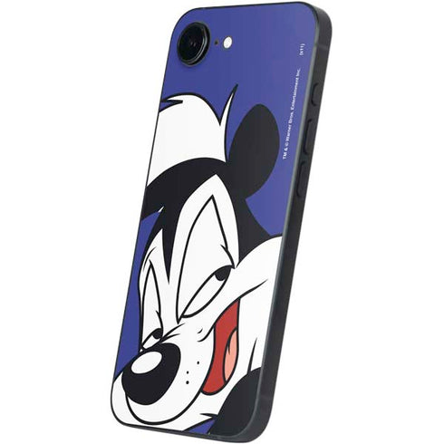 Looney Tunes Pepe Le Pew Zoomed In iPhone 16e Skin