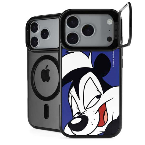 Looney Tunes Pepe Le Pew Zoomed In iPhone 18 Pro Max Kickstand Case