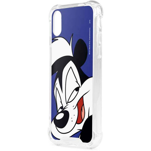 Looney Tunes Pepe Le Pew Zoomed In iPhone XS Clear Case