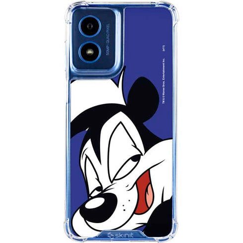 Looney Tunes Pepe Le Pew Zoomed In Moto G 5G (2024) Clear Case