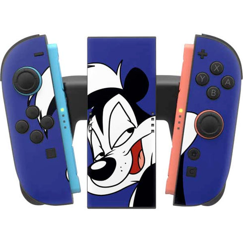 Looney Tunes Pepe Le Pew Zoomed In Nintendo Switch 2 (2025) Joy-Con Controller Skin