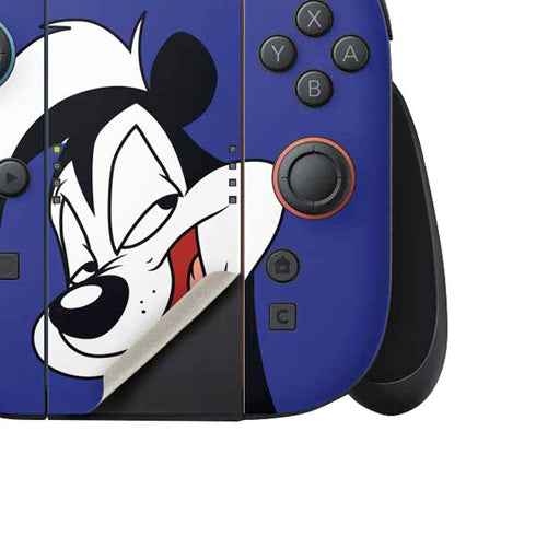 Looney Tunes Pepe Le Pew Zoomed In Nintendo Switch 2 (2025) Joy-Con Controller Skin