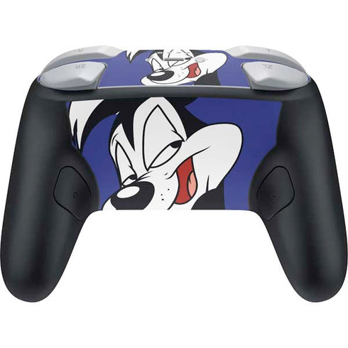 Looney Tunes Pepe Le Pew Zoomed In Nintendo Switch 2 (2025) Pro Controller Skin
