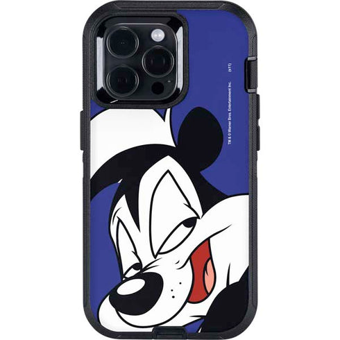 Looney Tunes Pepe Le Pew Zoomed In Otterbox Defender iPhone Skin