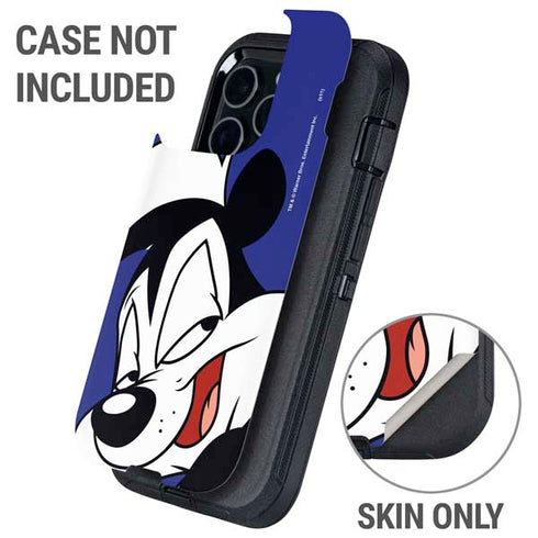 Looney Tunes Pepe Le Pew Zoomed In Otterbox Defender iPhone Skin