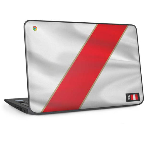 Peru Soccer Flag HP Chromebook Skin