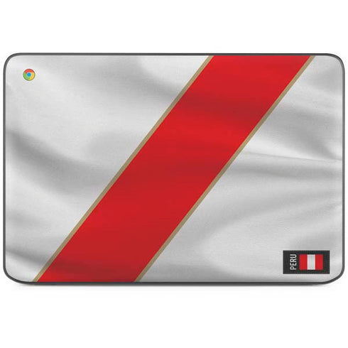 Peru Soccer Flag HP Chromebook Skin
