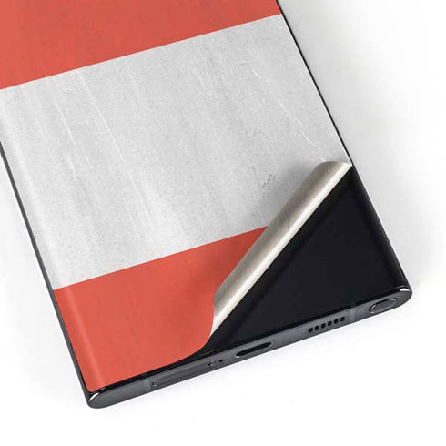 Peru Flag Distressed Galaxy Skins