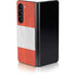 Peru Flag Distressed Galaxy Z Fold5 5G Skin