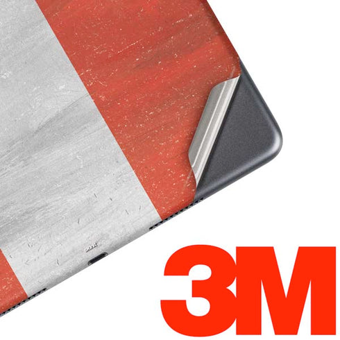 Peru Flag Distressed iPad Skins