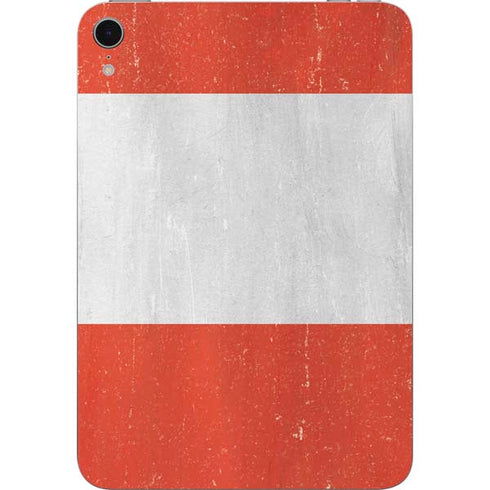 Peru Flag Distressed Apple iPad Mini Skin