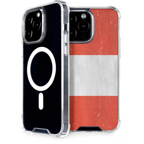 Peru Flag Distressed iPhone Cases