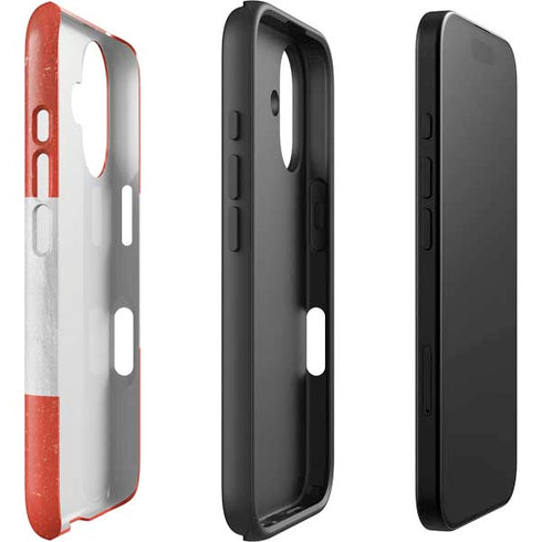 Peru Flag Distressed iPhone 16 Impact Case