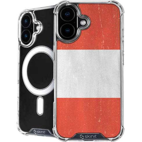 Peru Flag Distressed iPhone 16 MagSafe Case