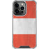 Peru Flag Distressed iPhone 16 Pro Max Clear Case