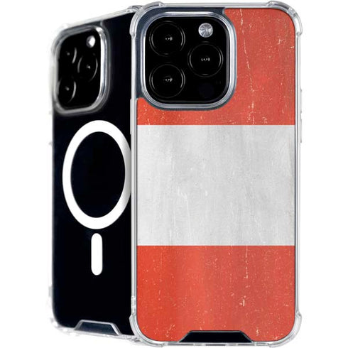 Peru Flag Distressed iPhone 16 Pro Max MagSafe Case