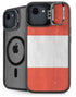 Peru Flag Distressed iPhone 16e Kickstand Case