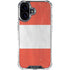 Peru Flag Distressed iPhone 17 Clear Case