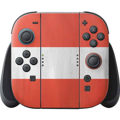 Peru Flag Distressed Nintendo Switch 2 (2025) Joy-Con Controller Skin