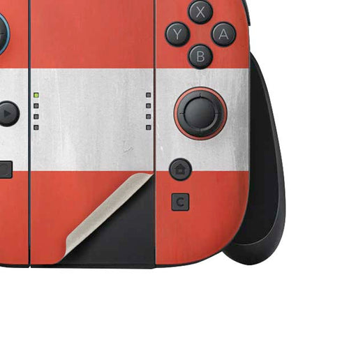 Peru Flag Distressed Nintendo Switch 2 (2025) Joy-Con Controller Skin