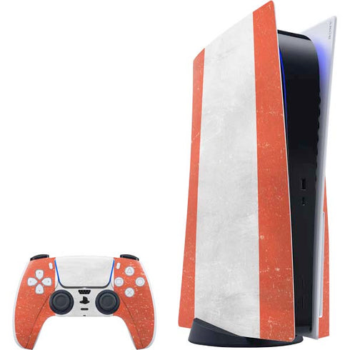 Peru Flag Distressed PlayStation PS5 Skins