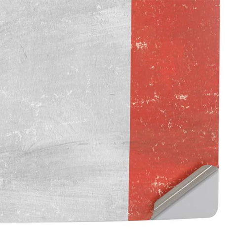 Peru Flag Distressed PS5 Pro Console Skin