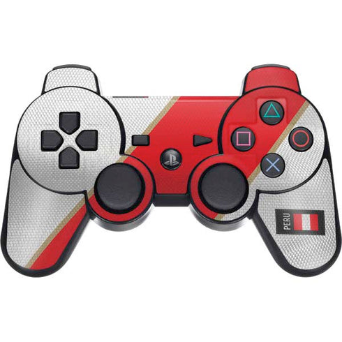 Peru Soccer Flag PS3 Dual Shock wireless controller Skin