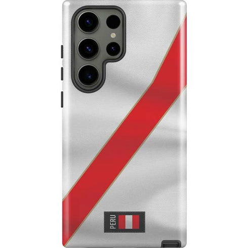 Peru Soccer Flag Galaxy S23 Ultra Pro Case